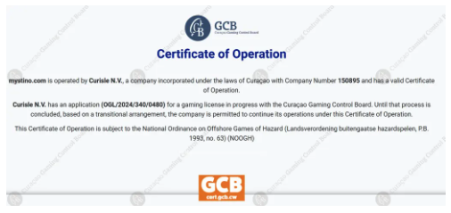 License Certificate